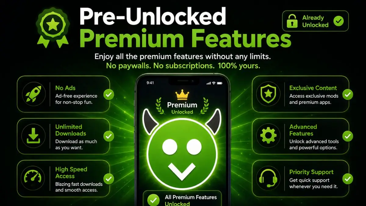 Pre-Unlocked Premium Features